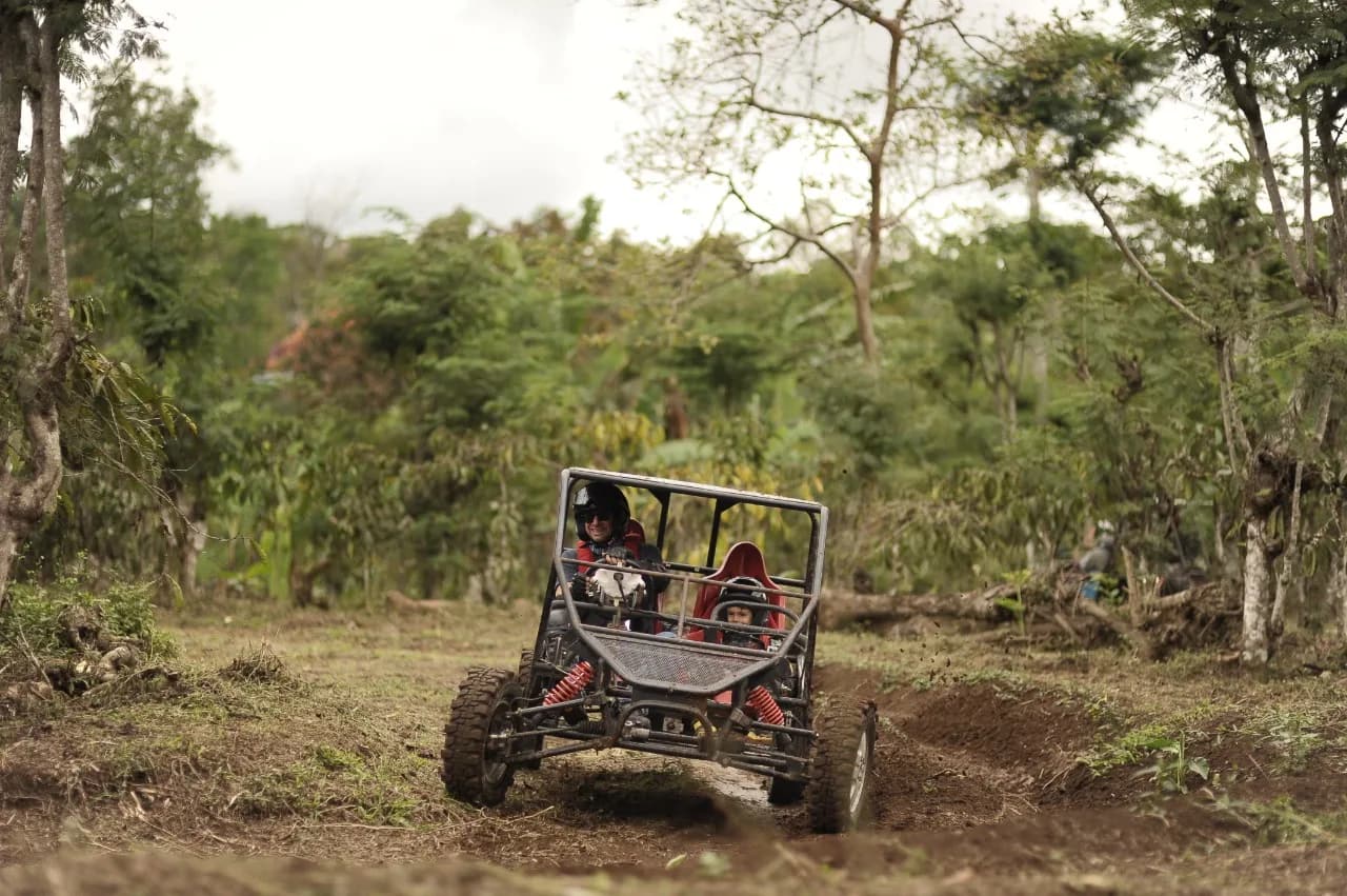 Tandem Haunted Valley Waterfall Using 4WD Land Rover or Buggy